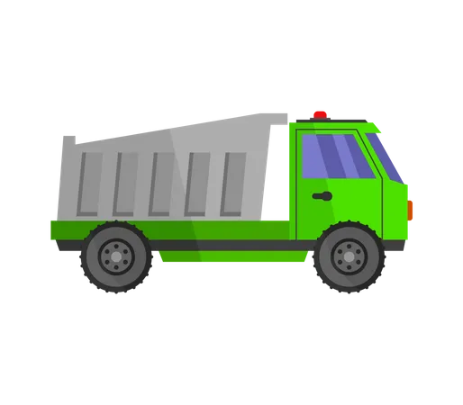 Camión volquete  Ilustración