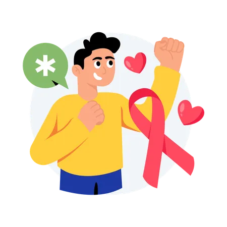 Campagne de sensibilisation au cancer  Illustration