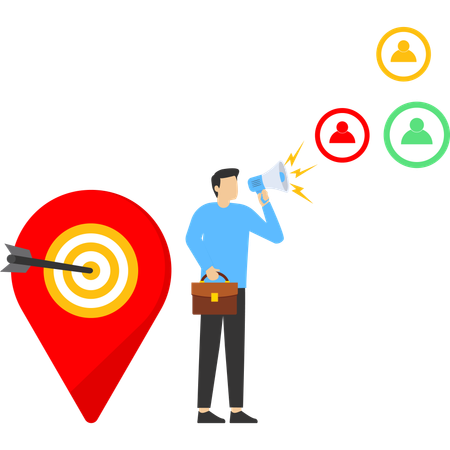 Campagne marketing  Illustration