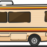 illustrations of camper van
