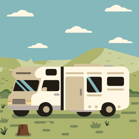 Campervan  Illustration