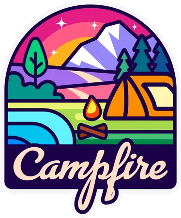 Campfire  Illustration