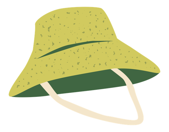 Camping Hat  Illustration