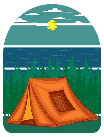 Camping  Illustration