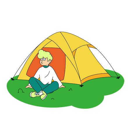 Camping  Illustration