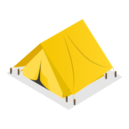 Camping tent  Illustration