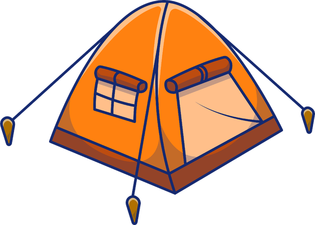 Camping Tent  일러스트레이션
