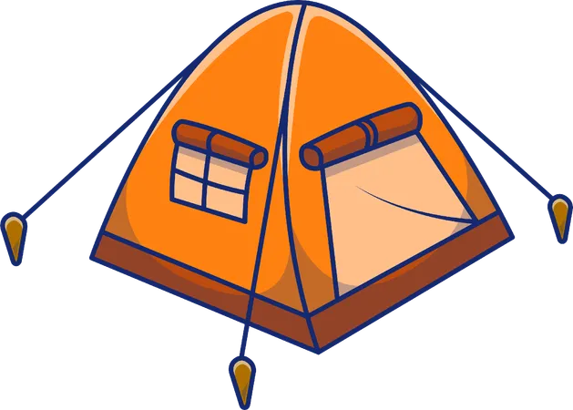 Camping Tent  일러스트레이션