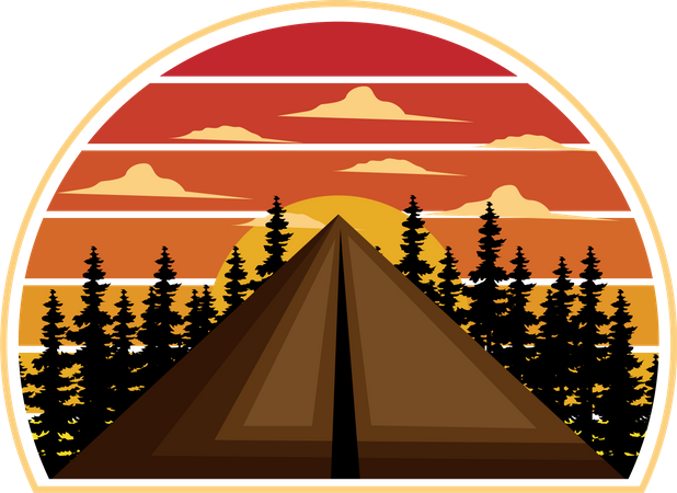 Camping tent  Illustration