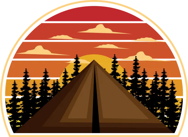 Camping tent  Illustration