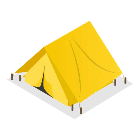 Camping tent  Illustration