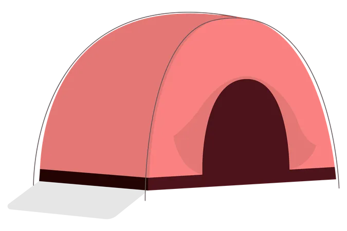 Camping Tent  Illustration