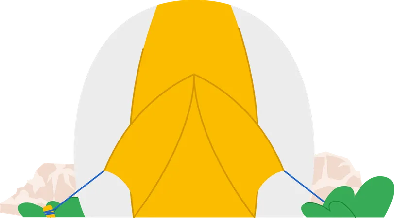 Camping tent  Illustration