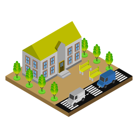 Campus structure  Illustration