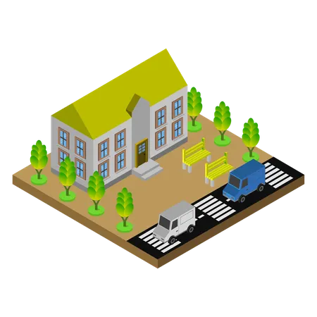 Campus structure  Illustration