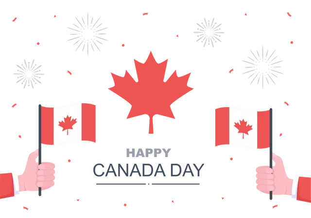 Canada Day  Illustration