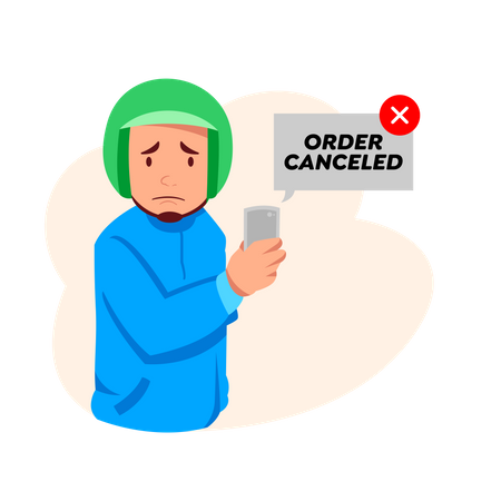 Cancel Order Illustration  Illustration