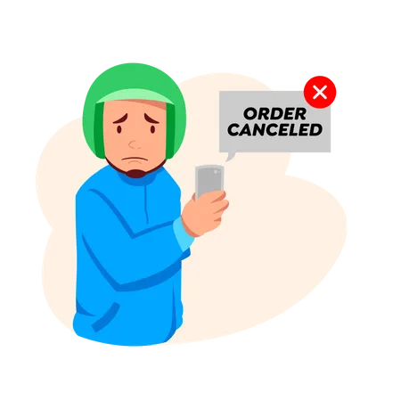 Cancel Order Illustration  Illustration