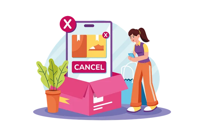 Cancel Order  Illustration