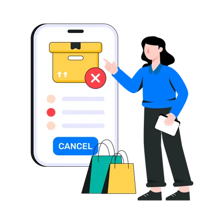 Cancel Order  Illustration