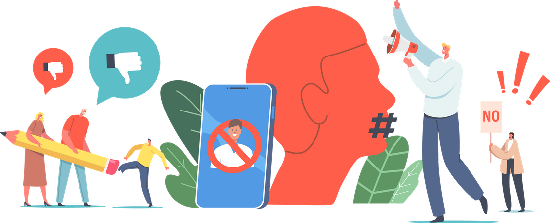 Cancelar proibição cultural  Ilustração