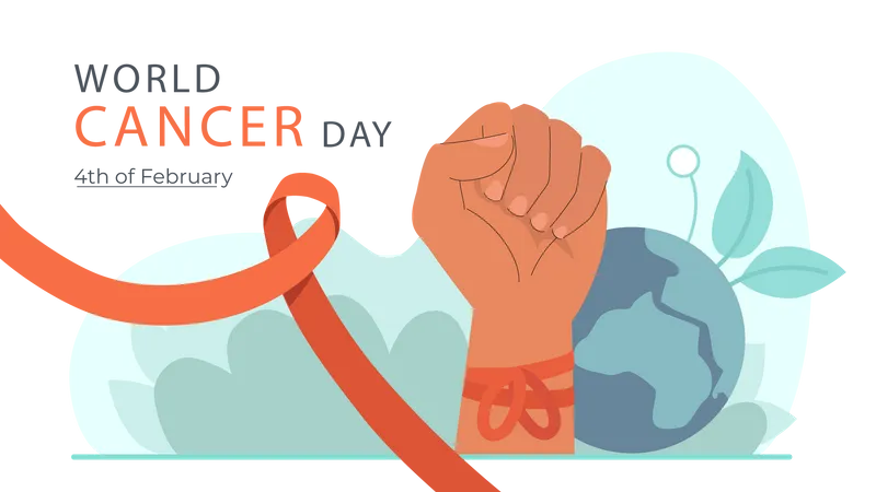 Cancer Day Illustration