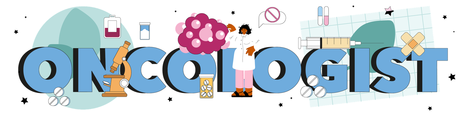 Cancer disease modern diagnostic  Ilustração