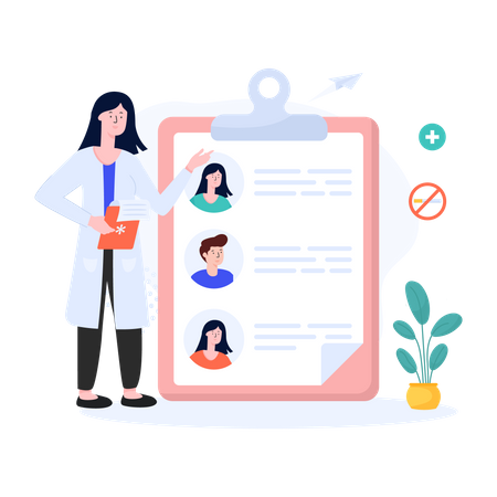 Cancer Report  Illustration