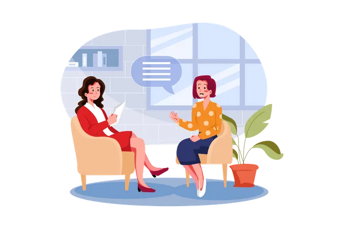 Candidate interview Illustration