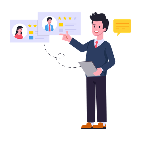 Candidate Review Illustration