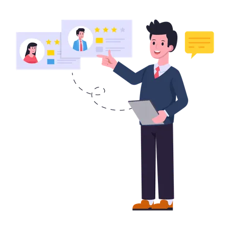 Candidate Review Illustration