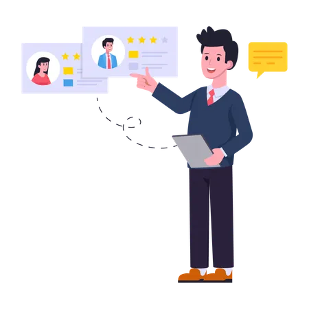 Candidate Review  Illustration