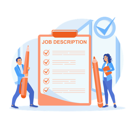 Candidates looking for right position  Illustration