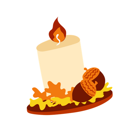 Candle  Illustration