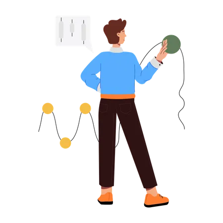 Candlestick Analysis carried by team members  Illustration