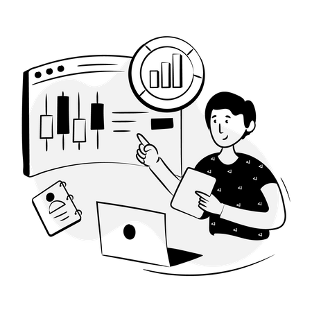 Candlestick Chart  Illustration