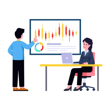 Candlestick Chart  Illustration