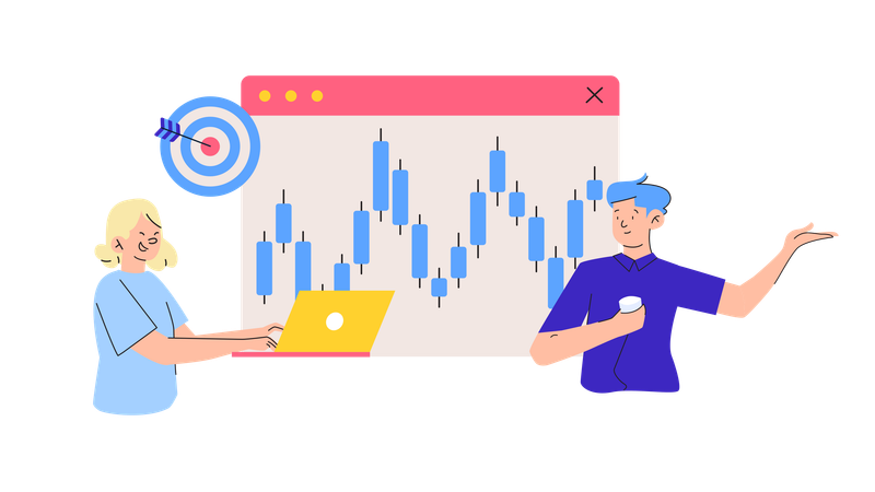 Candlestick Chart  Illustration