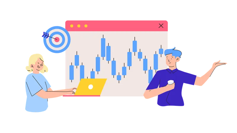 Candlestick Chart  Illustration