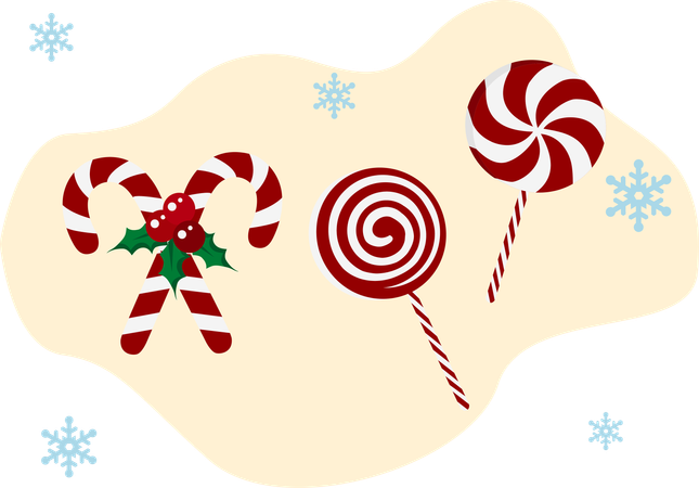 Candy Christmas  Illustration