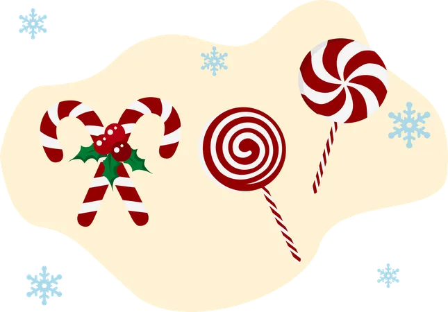 Candy Christmas  Illustration