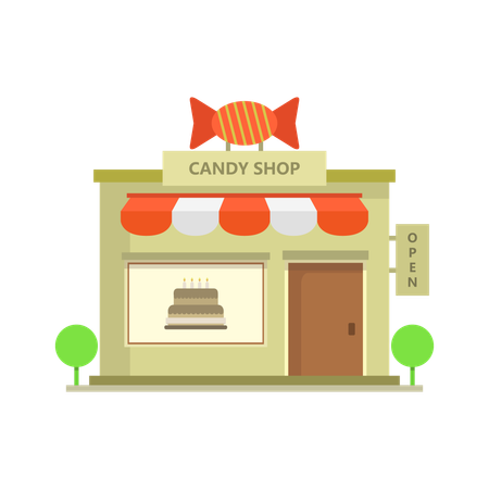 Candy Shop  Illustration