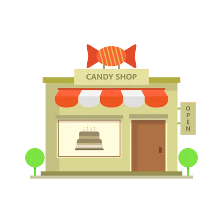 Candy Shop  일러스트레이션