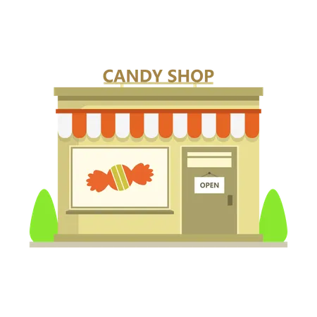 Candy Shop  일러스트레이션