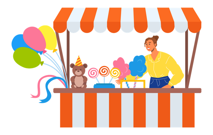 Candy Shop  Illustration