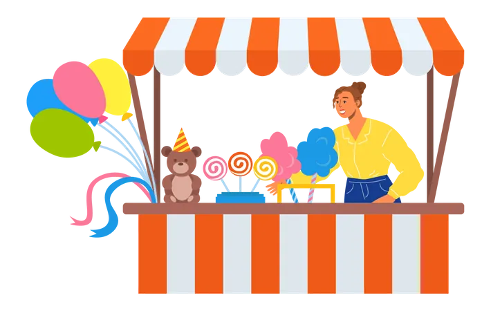 Candy Shop  Illustration