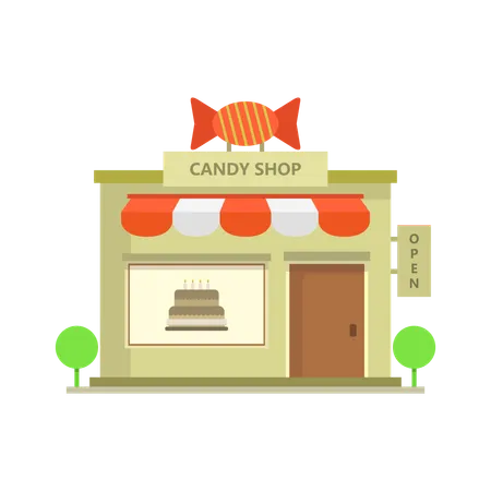 Candy Shop  Illustration