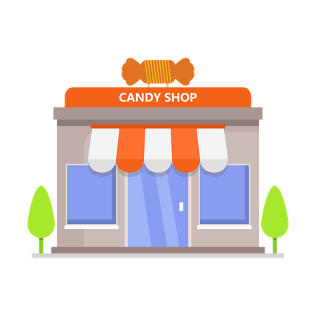 Candy Store  일러스트레이션