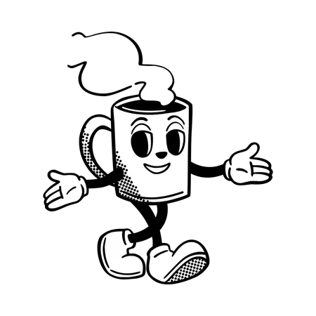 Caneca de café  Ilustração