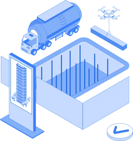 Canteiro de obras  Ilustração